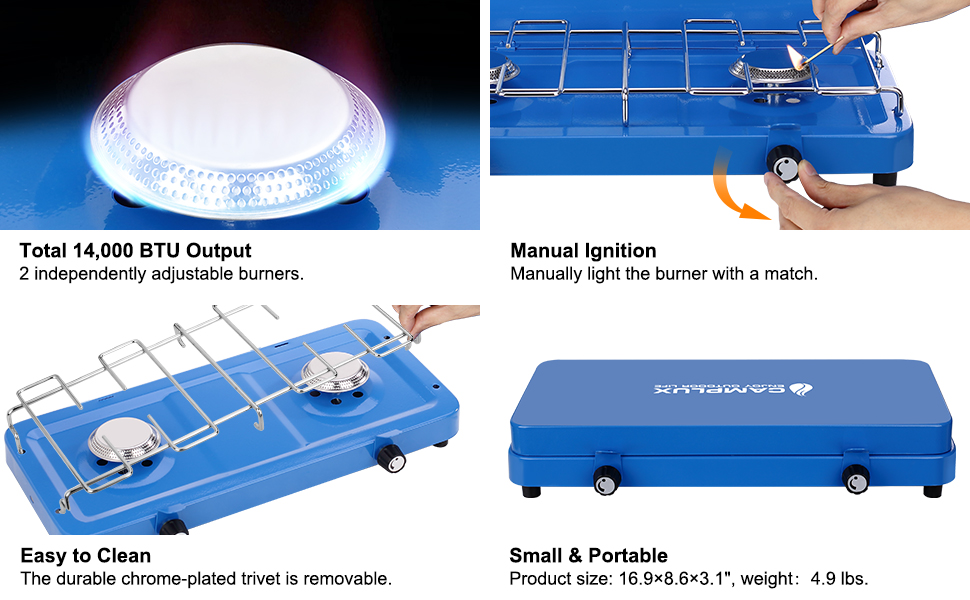 outdoor camping stove's detail