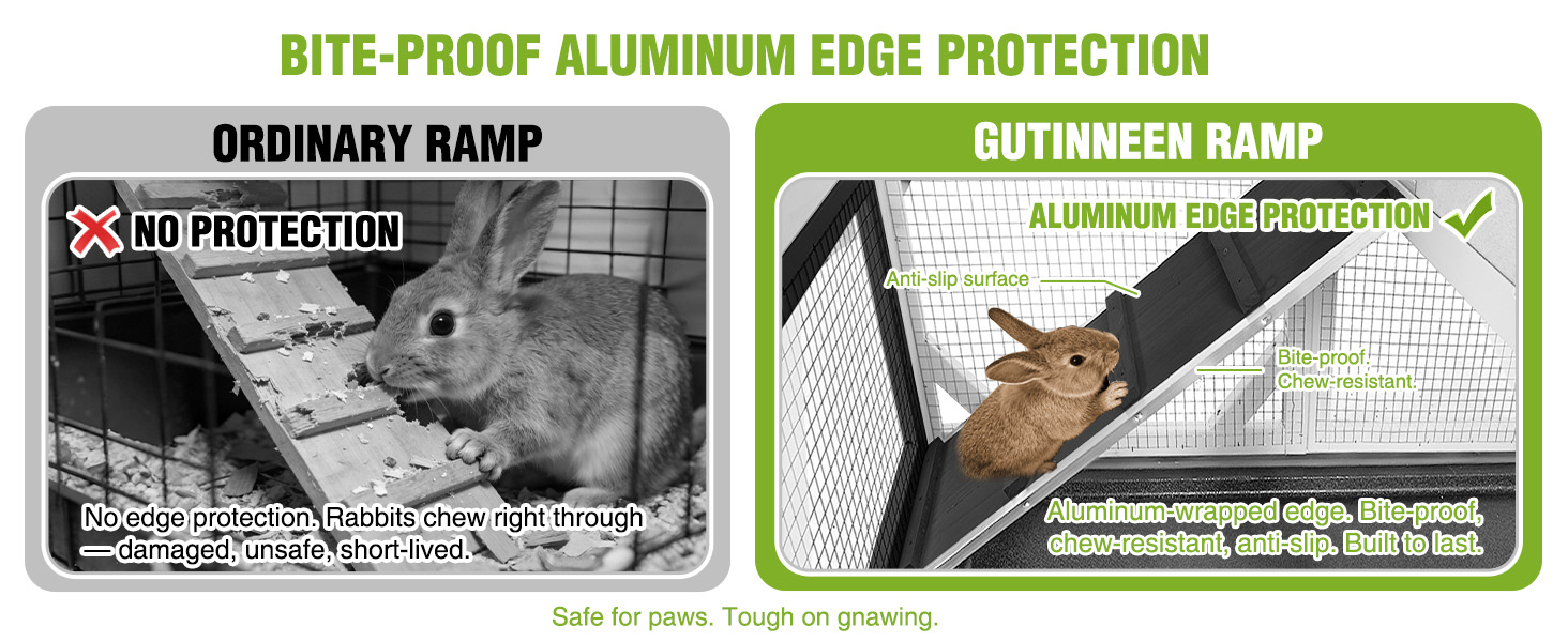 Predator proof rabbit cage