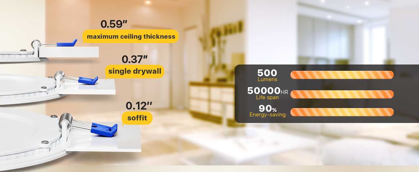 recessed lighting 3 inch led