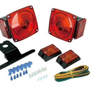 czc auto partsam nilights led trailer lights kit boat marker tail wiring magnetic hitch utility fxc
