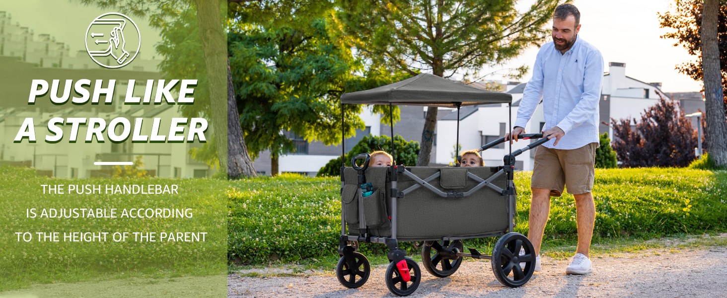 wagon storller with kids