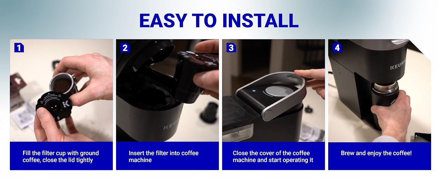keurig 2.0 reusable coffee filter 119367 kerigue filters my k cup k-cup for duo paper accessories