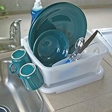 mini dish drainer; RV dish drainer; boat dish drainer; dish drainer