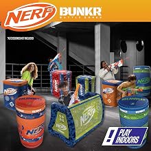 laser tag barriers inflatable barrel laser tag course inflatable combat adults nerf bunkr battle