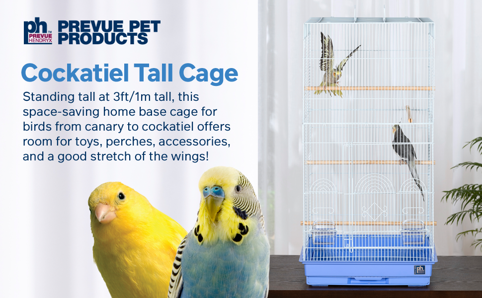 Prevue Pet Products Cockatiel Tall Bird Cage