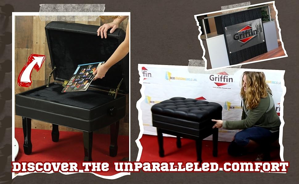 Piano bench