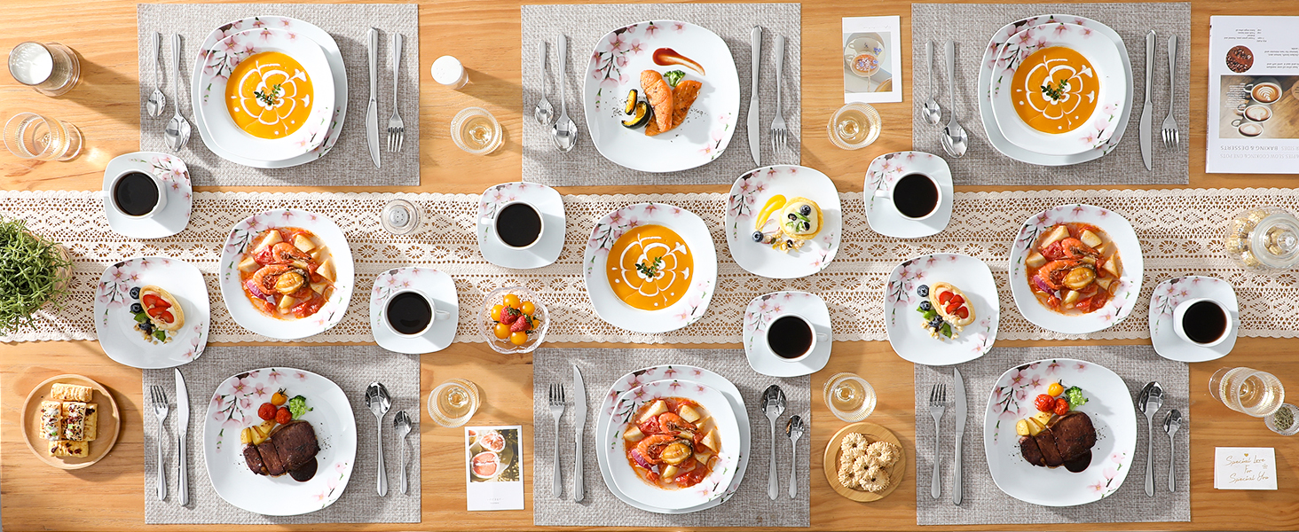 dinnerware sets with cups