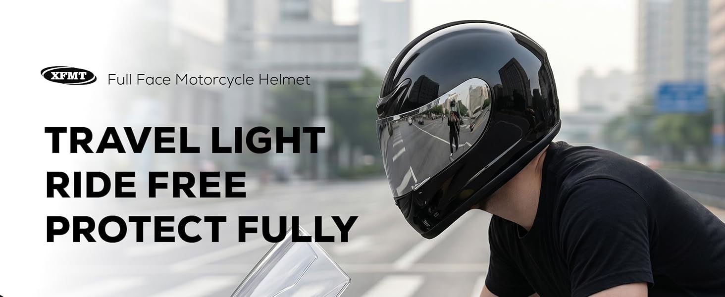 full face motorcycle helmet
