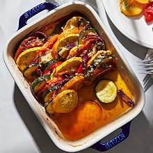 Staub, ceramic, cookware, bakeware, casserole dish, Ceramic Bakeware