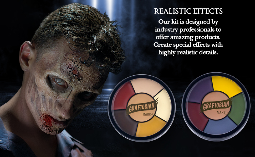 paint fx masks cosplay adult collection cosmetics clown stuff painting pigment coagulated kit color