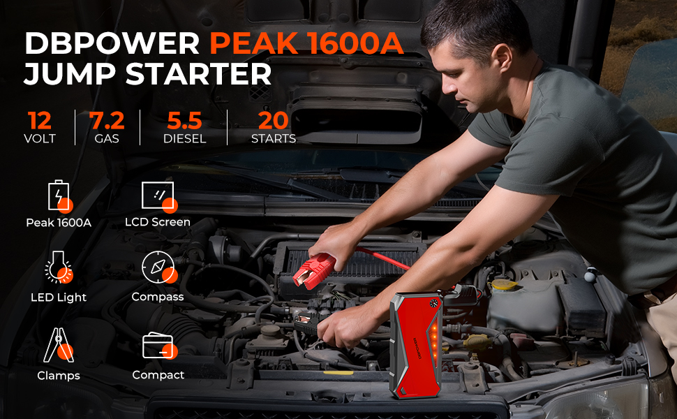 DJS90 jump starter 1