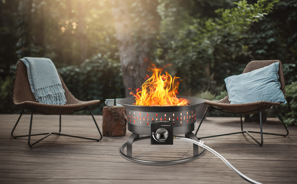Propane fire pit