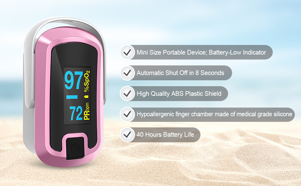 fingertip pulse oximeter oxygen meter finger pulse oximeter
