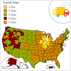 bounceland shipping map