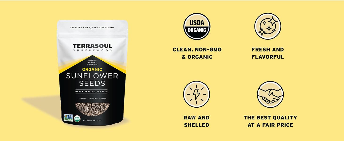 Organic Sunflower Seeds Benefits