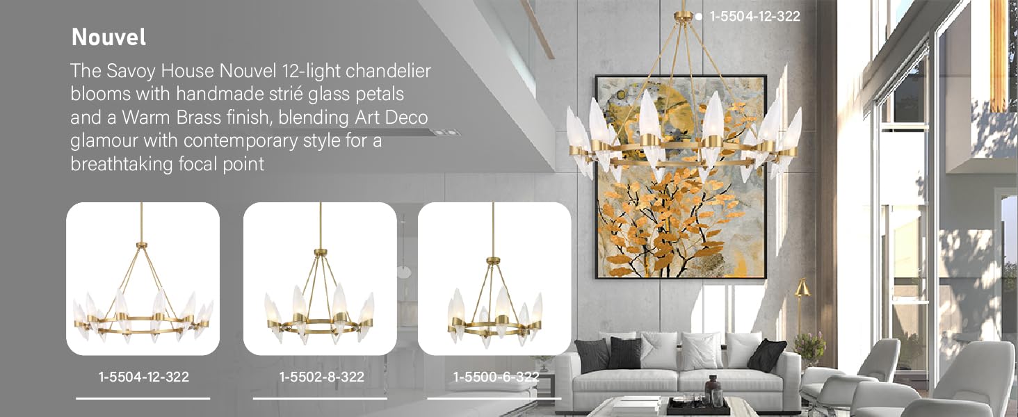 Nouvel chandelier, large round chandelier