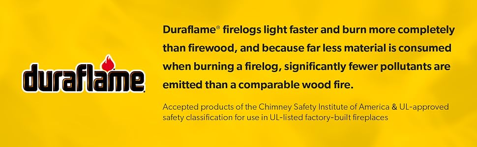 Indoor Outdoor Quick Light Firelog for Camping, Firepits, Bonfires, and Fireplaces,