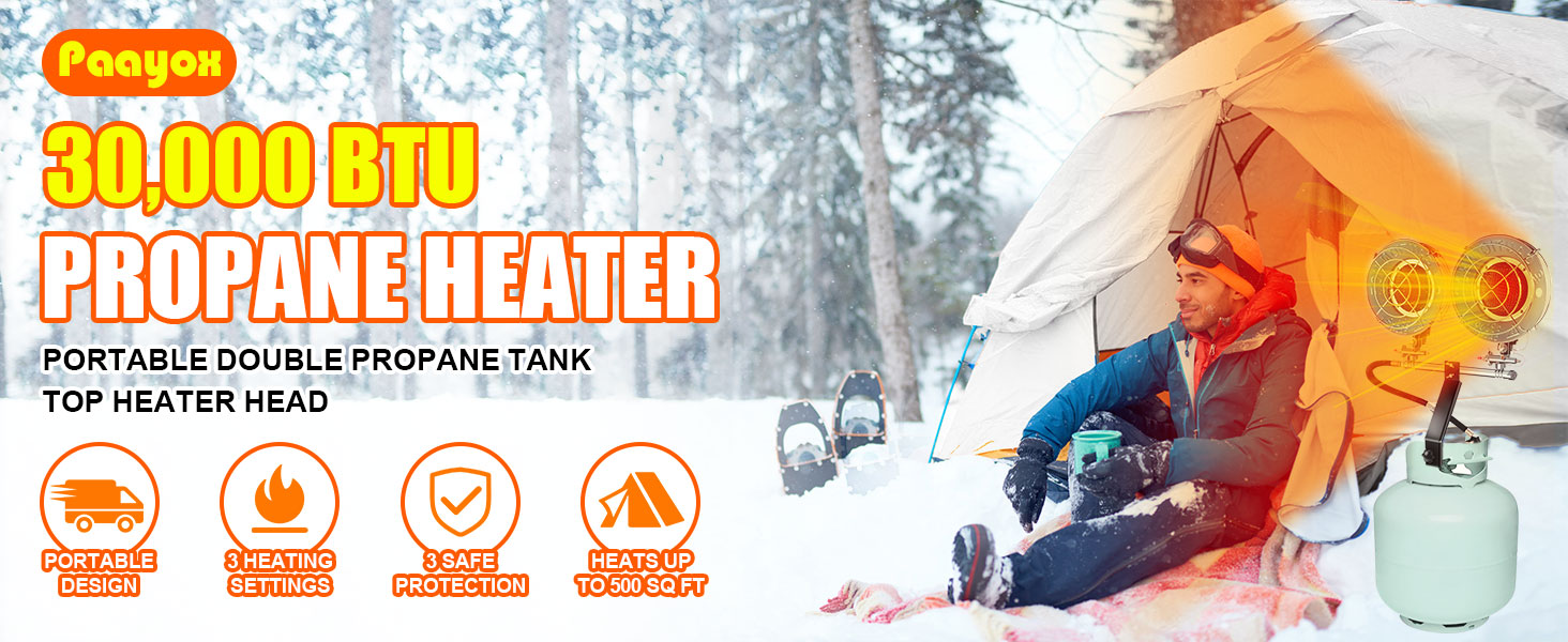 Propane Tank Top Heater Portable