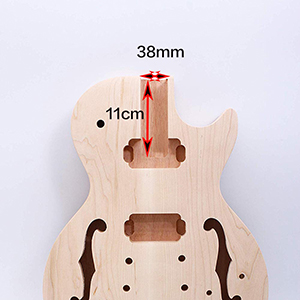 Unfinished Guitar Body Semi Hollow Style LP style guitar body
