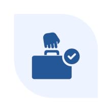 An easy-to-carry icon displays the convenience of the Linda Li mahjong bag.