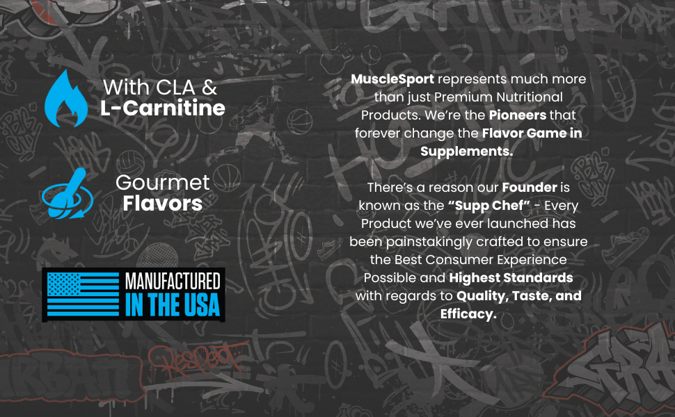 cla carnitine gourmet flavor protein powder