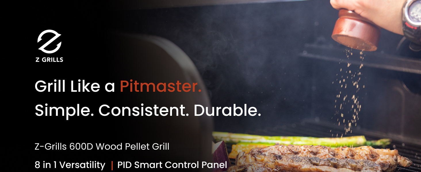 Grill Like a Pitmaster. Simple. Consistent. Durable.