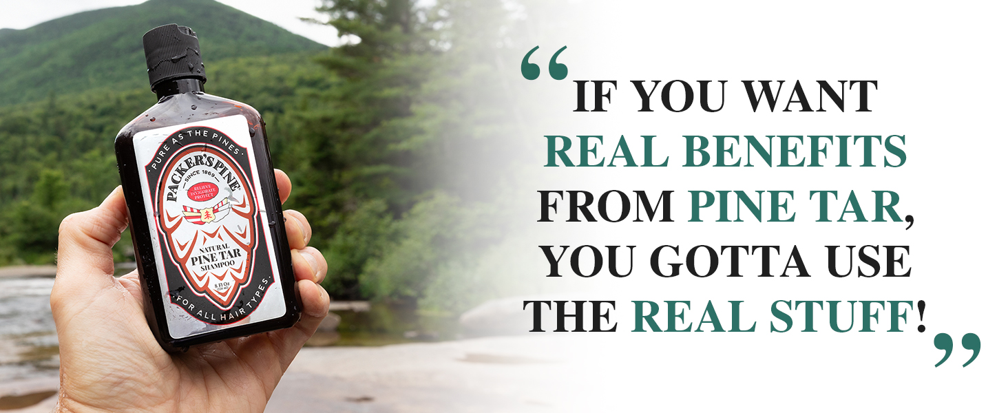 Nourish your hair with the rich formula of packers pine tar shampoo.