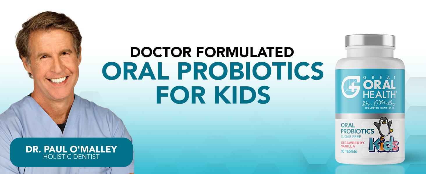 Try our dentist&amp;#39;s created KIds oral probiotic tablets