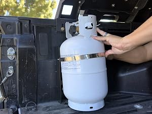 Flame King 10LB propant tank with OPD Valve