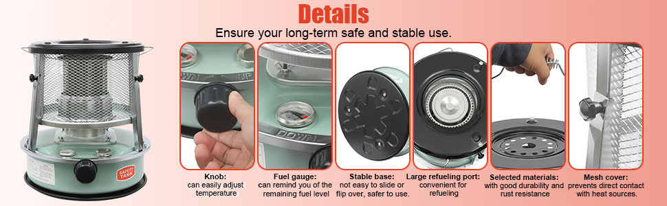 Details Ensure your long-term safe and stable use.