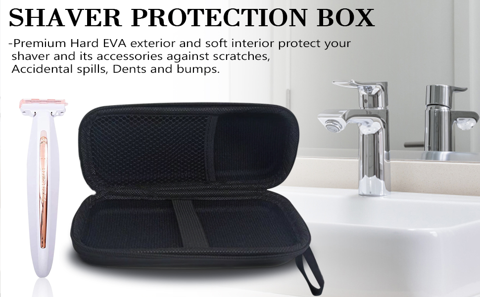 Shaver Case for Travel Head Shaver Case for Women Razor Case Shaver Box Shaver Hard Case