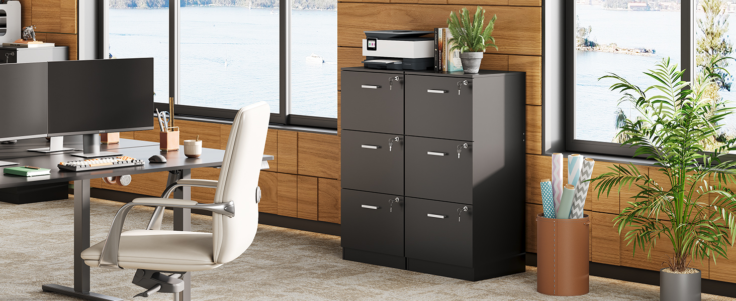 DEVAISE 3 Drawer Vertical Filing Cabinet