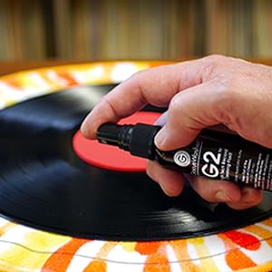 Off turntable cleaning-G2 mist spray.