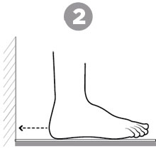 Use a wall to help you
