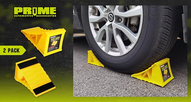 Non Slip Base Wheel Chocks-03pc