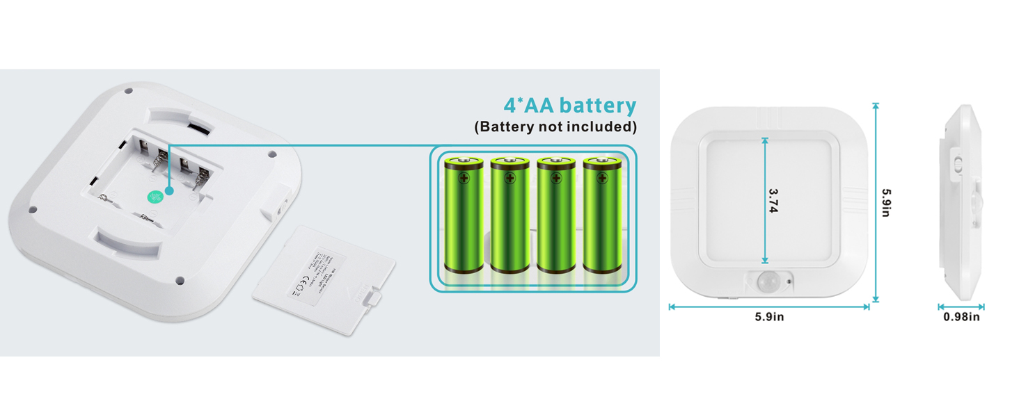 battery ceiling light