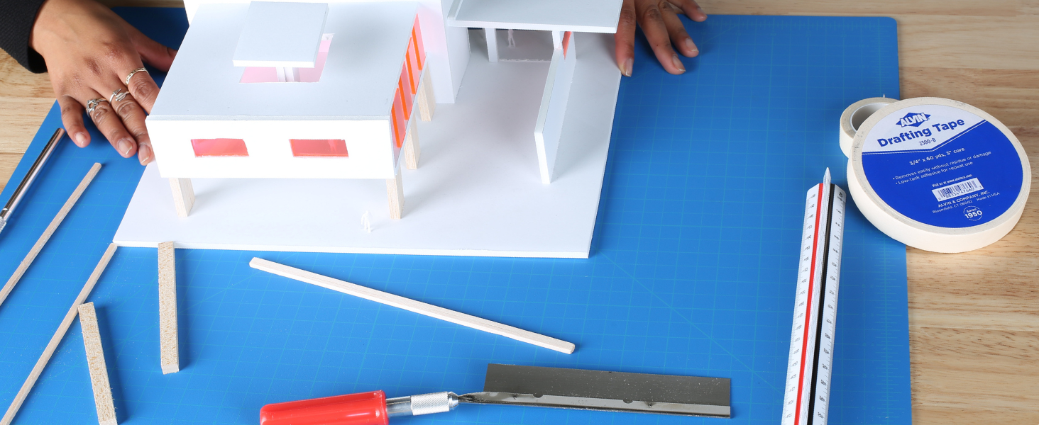 ALVIN Reversible cutting hobby mat craft modeling art studio work room prototype