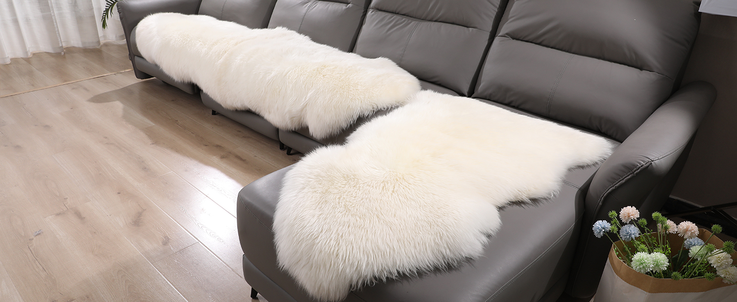 OGLAND Sheepskin sofa cover