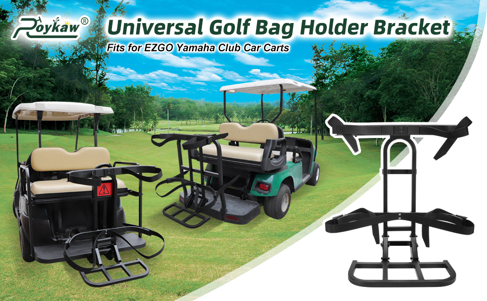 Golf Cart Rear Seat Bag Holder