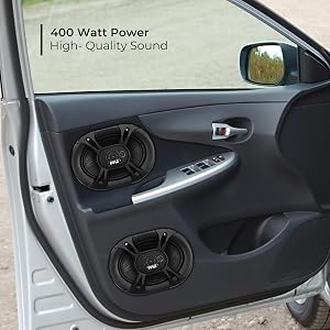 3-Way Universal Car Stereo Speakers - 400W 6” x 8” Triaxial Loud Pro Audio Car Speaker Universal OEM