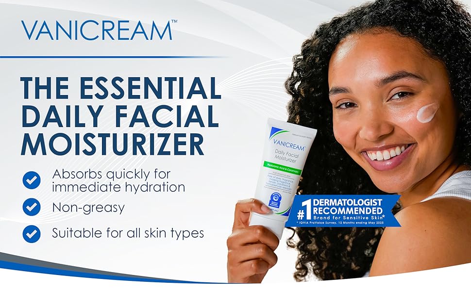 Essential daily facial moisturizer absorbs quickly non-greasy all skin types