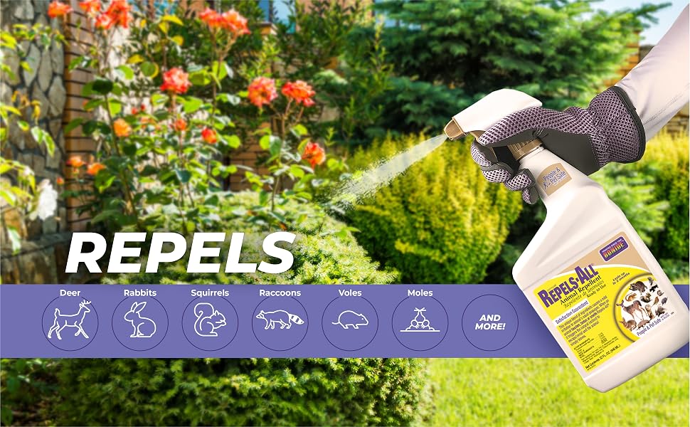 Animal repellent spray for deer, rabbits &amp; more
