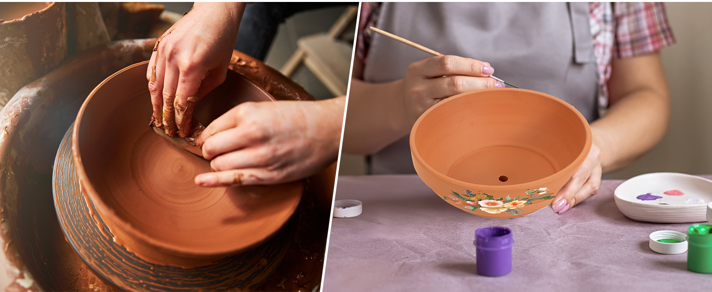 terracotta plant pots