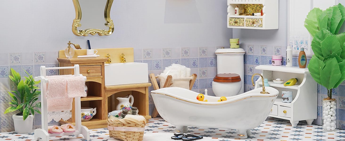 Odoria dollhosue bathroom
