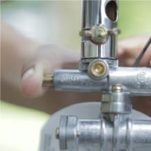 Triple Tank Top, safety shut off valve
