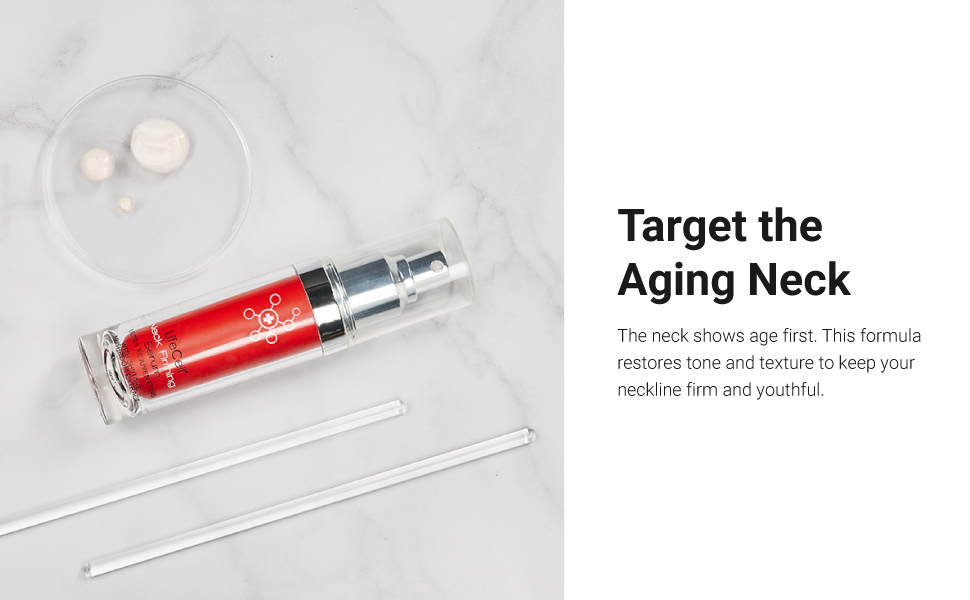 target the aging neck