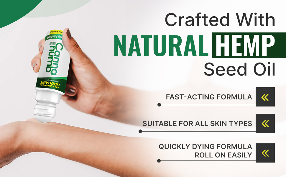 CBD roll on infused with CBD oil for soothing relief, ideal for post-workout muscle &amp;amp; joint recovery