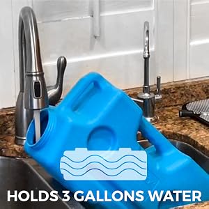 sagan life aquabrick food and water storage containers hold 3 gallons of water