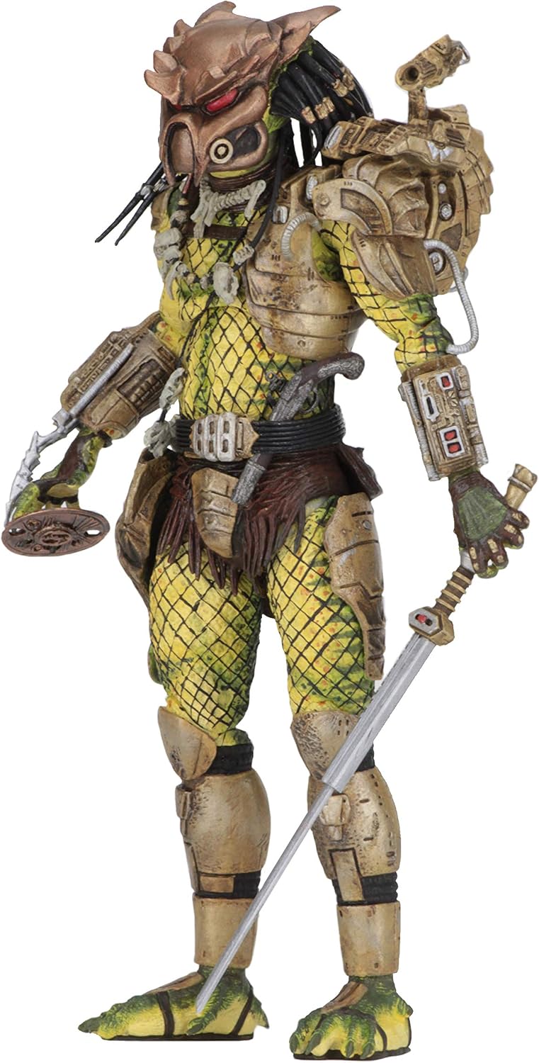 NECA - Predator 2 - 7” Scale Action Figure - Ultimate Elder: The Golden Angel | Predator 2 8 Inch Action Figure Ultimate Series - Ultimate Elder: