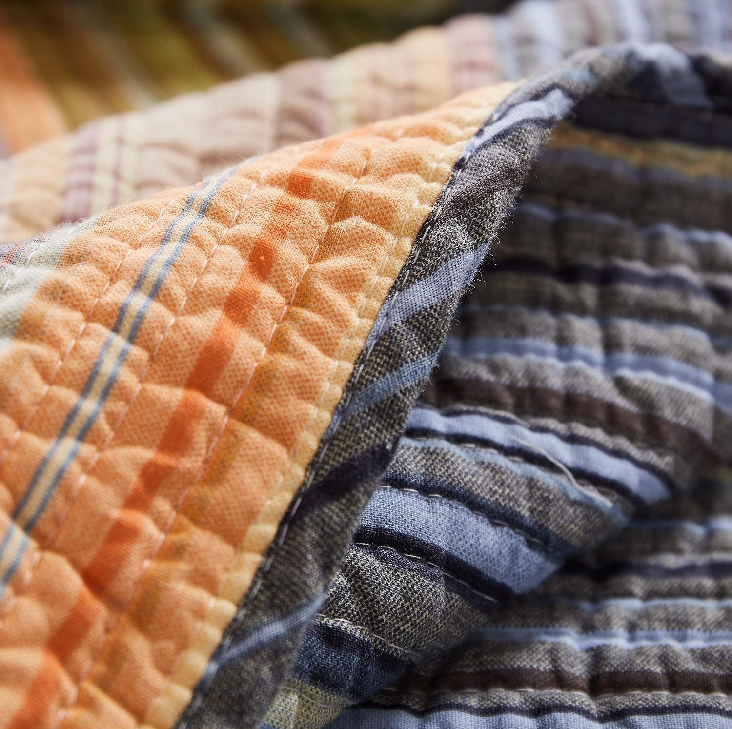 Greenland Home Katy Reversible 100% Cotton Throw Blanket